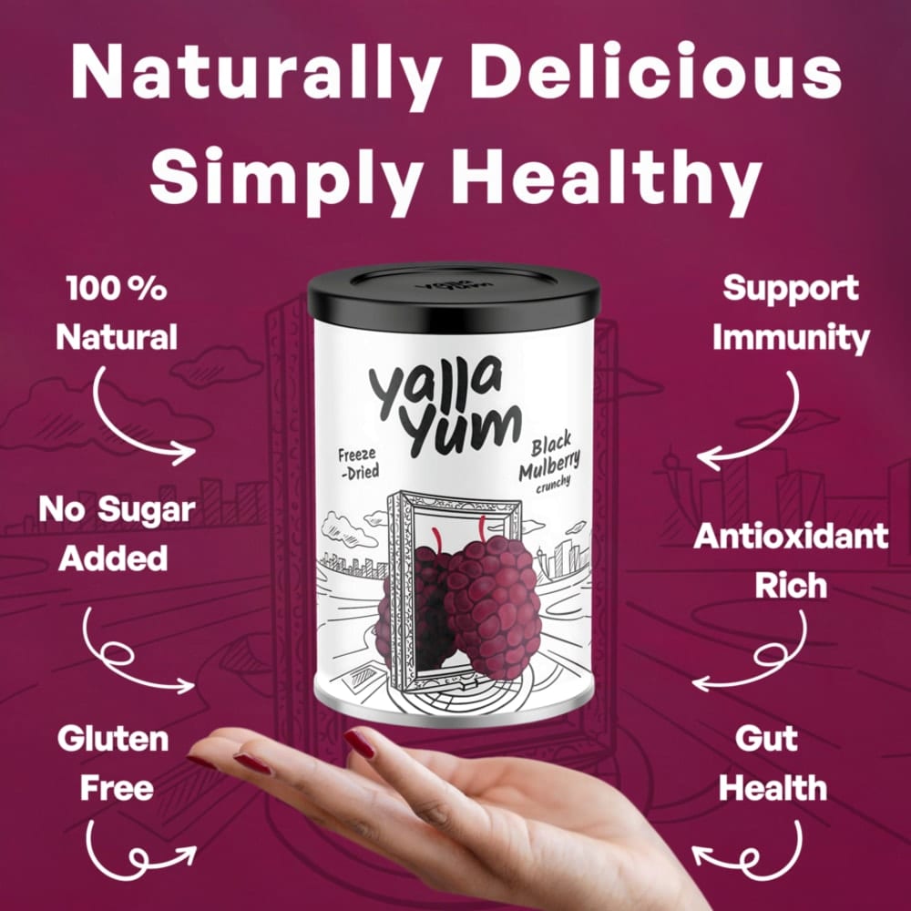 Freeze-Dried Black Mulberry