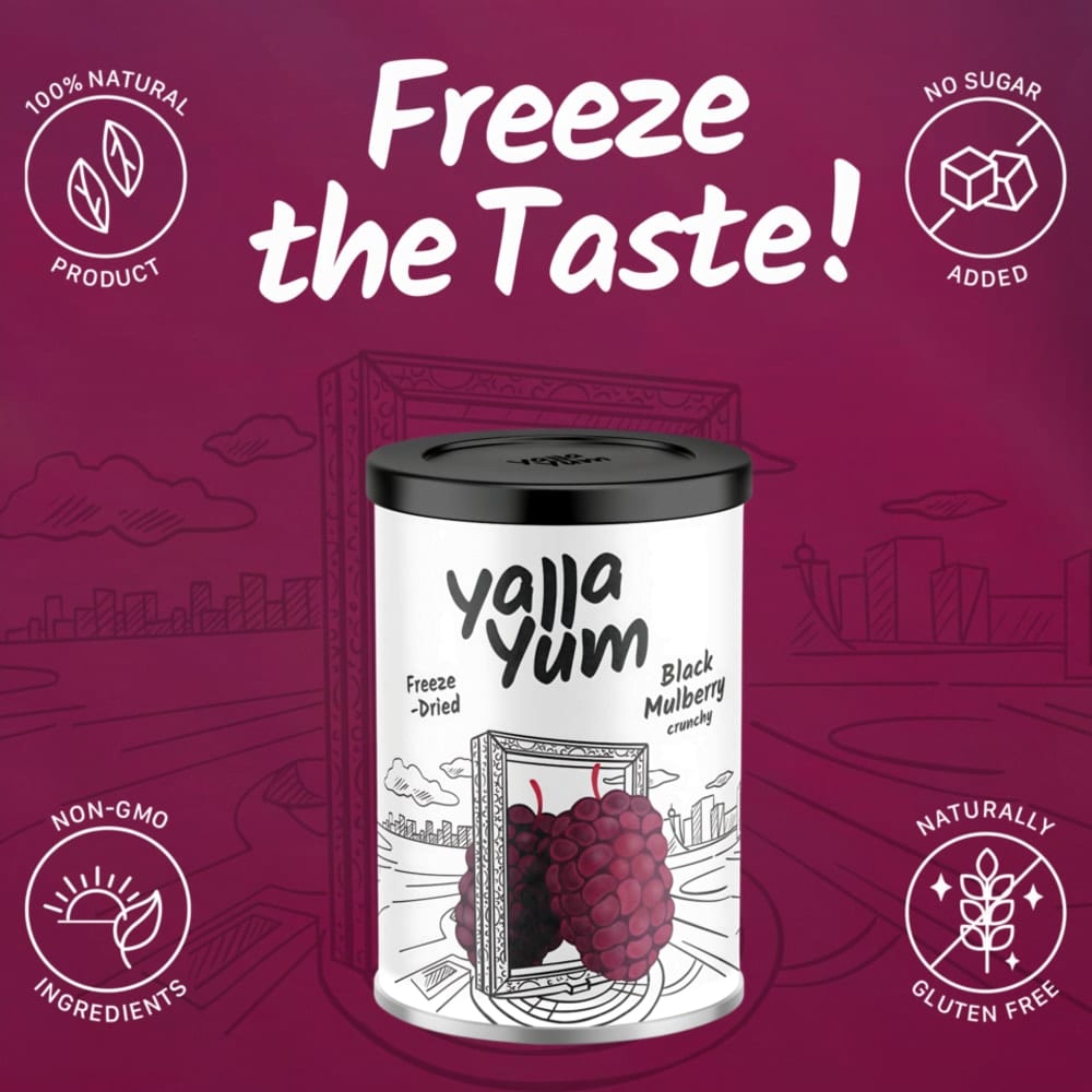 Freeze-Dried Black Mulberry