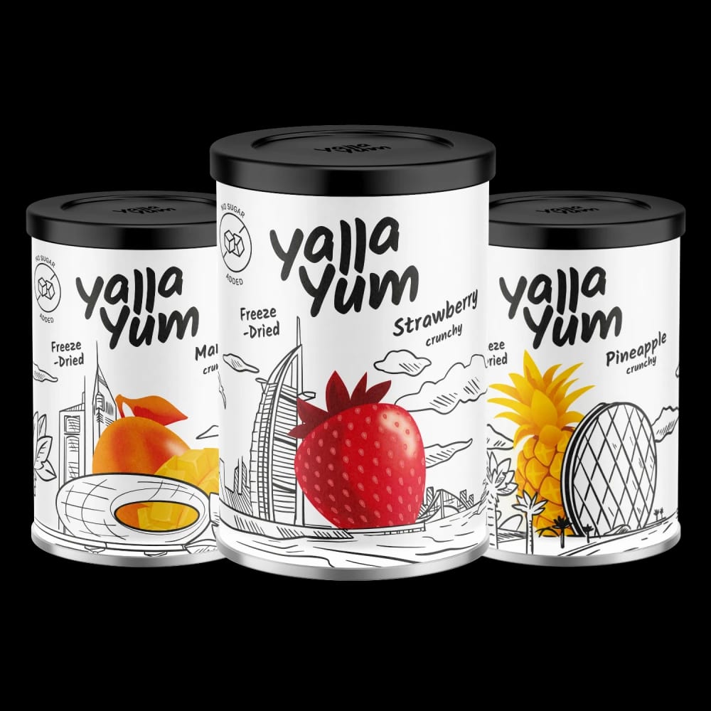 Freeze-Dried Crunchy Fruit Trio Can Set