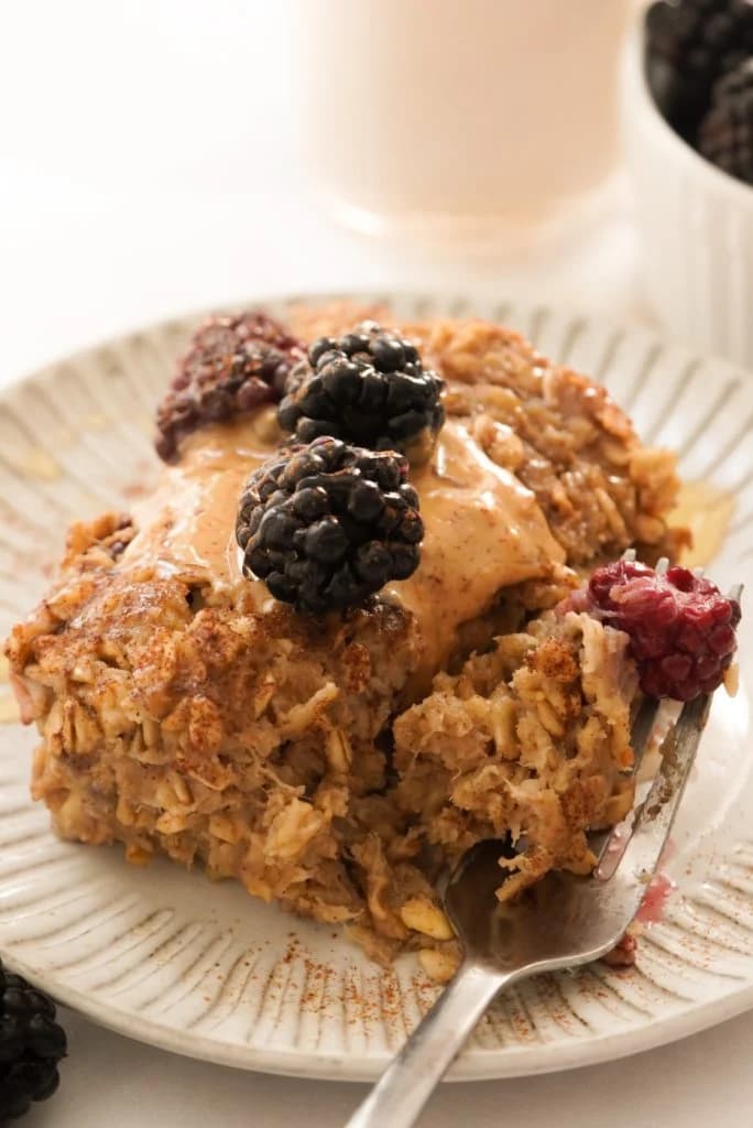 Baked Oatmeal with Honey