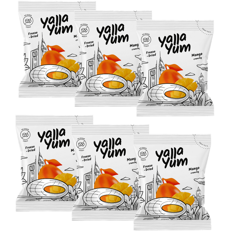 Freeze-Dried Mango - 6 Packs