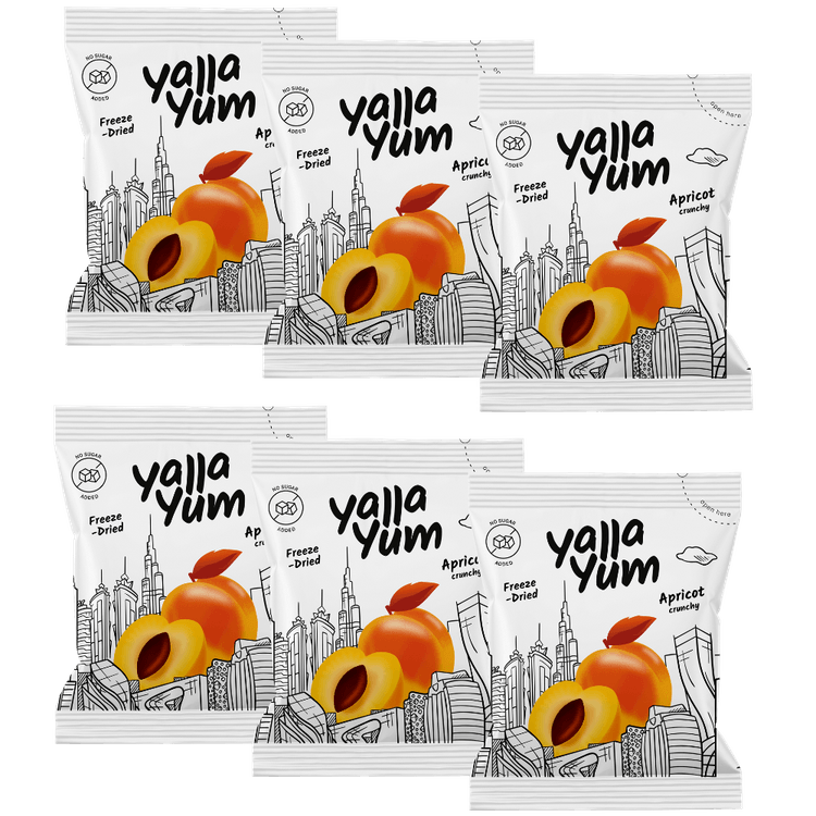 Freeze-Dried Apricot - 6 Packs