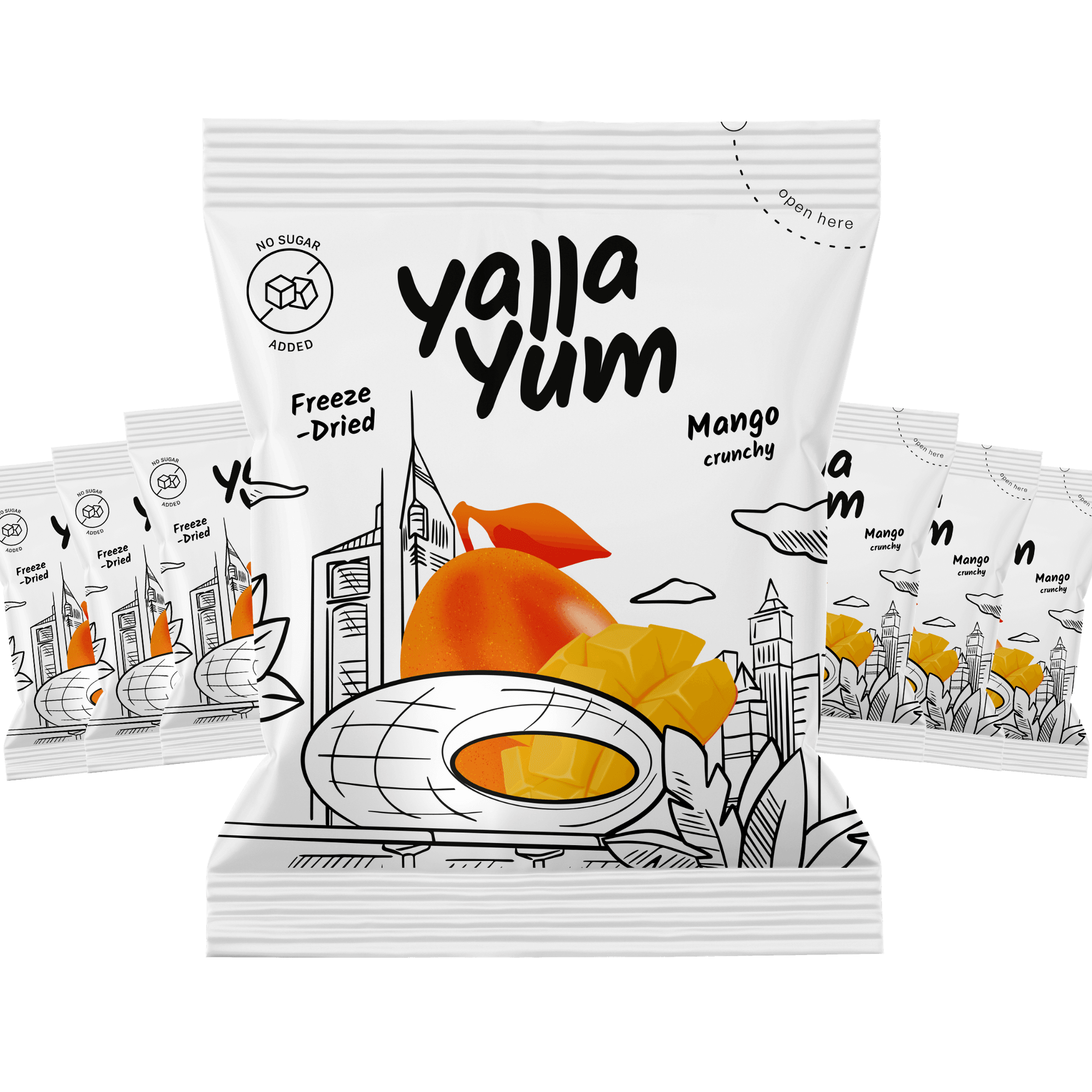 Freeze-Dried Mango - 7 Packs