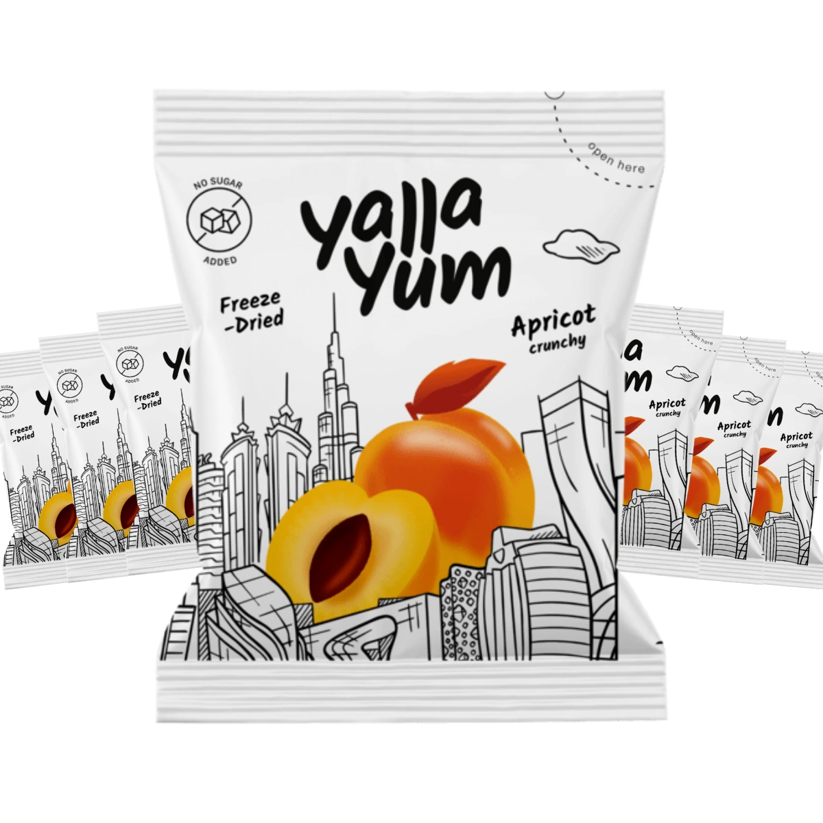 Freeze-Dried Apricot - 7 Packs