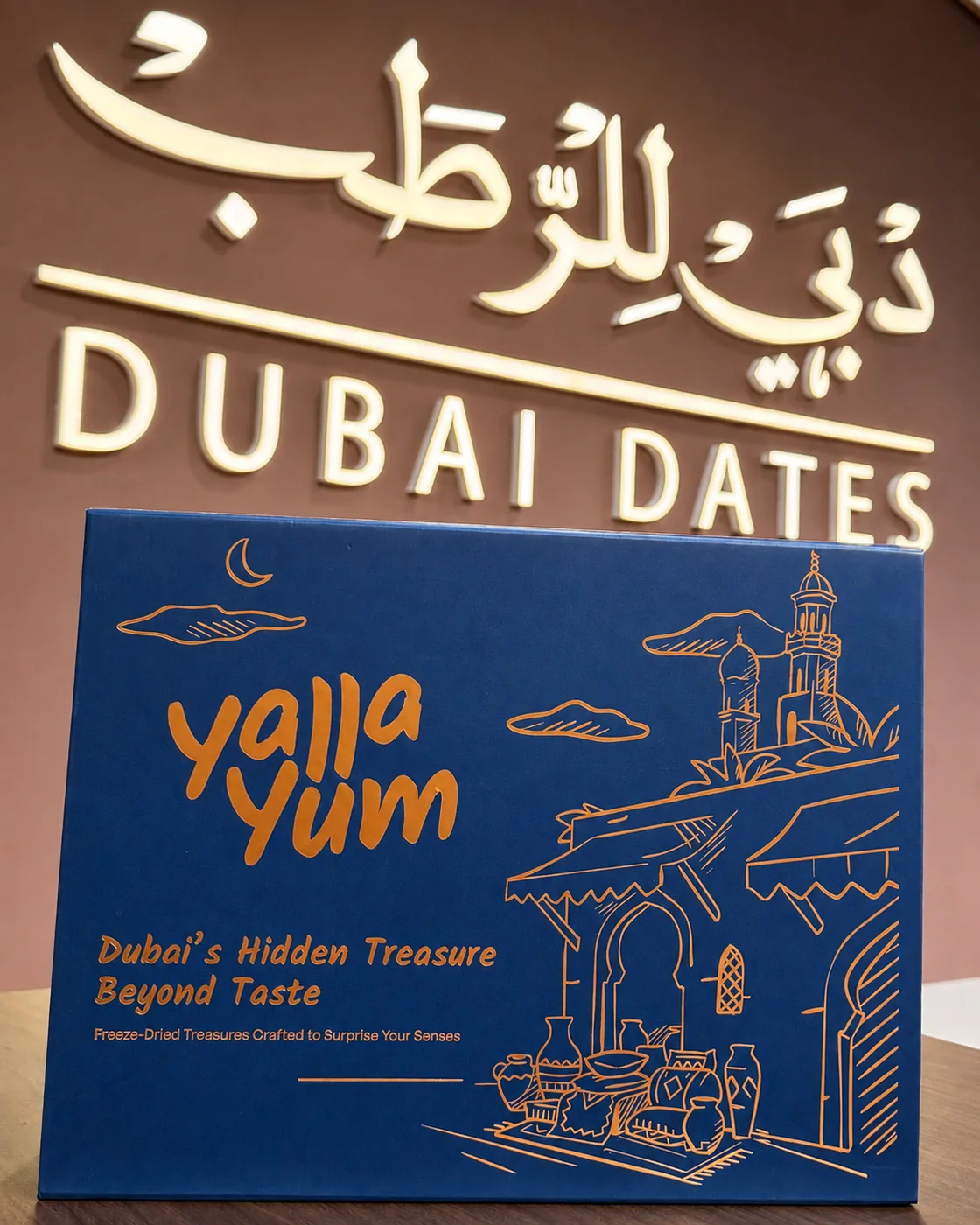 YallaYum Dubai Crunch gift box at Dubai Dates
